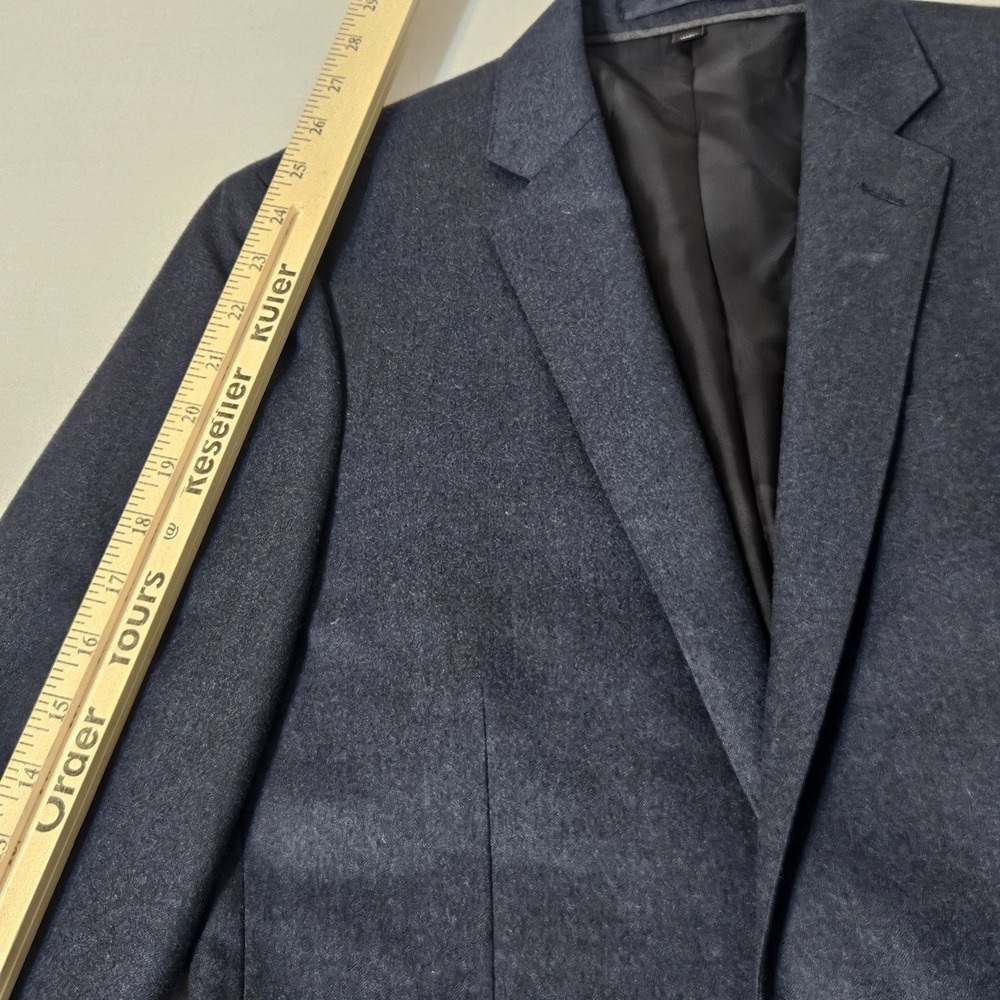 J. Crew LUDLOW Blazer Vitale Barberis Wool Suit Jacket Mens 36R Navy - Picture 6 of 7